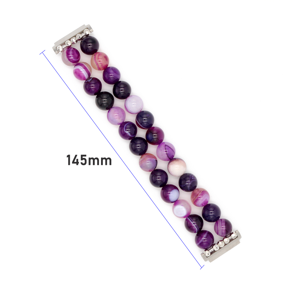Beaded Bracelet for Amazfit GTS mini e GTR mm Bip pro Agate Strap Jewelry Wrist Band 5