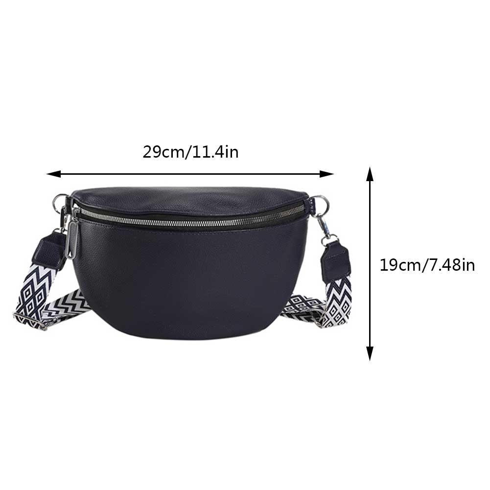 Women Belt Bag Adjustable Shoulder Straps Wide Strap Crossbody Chest Bag Jacquard Weave for Party Festival Sports Shoulder Bag 725da 5 be851