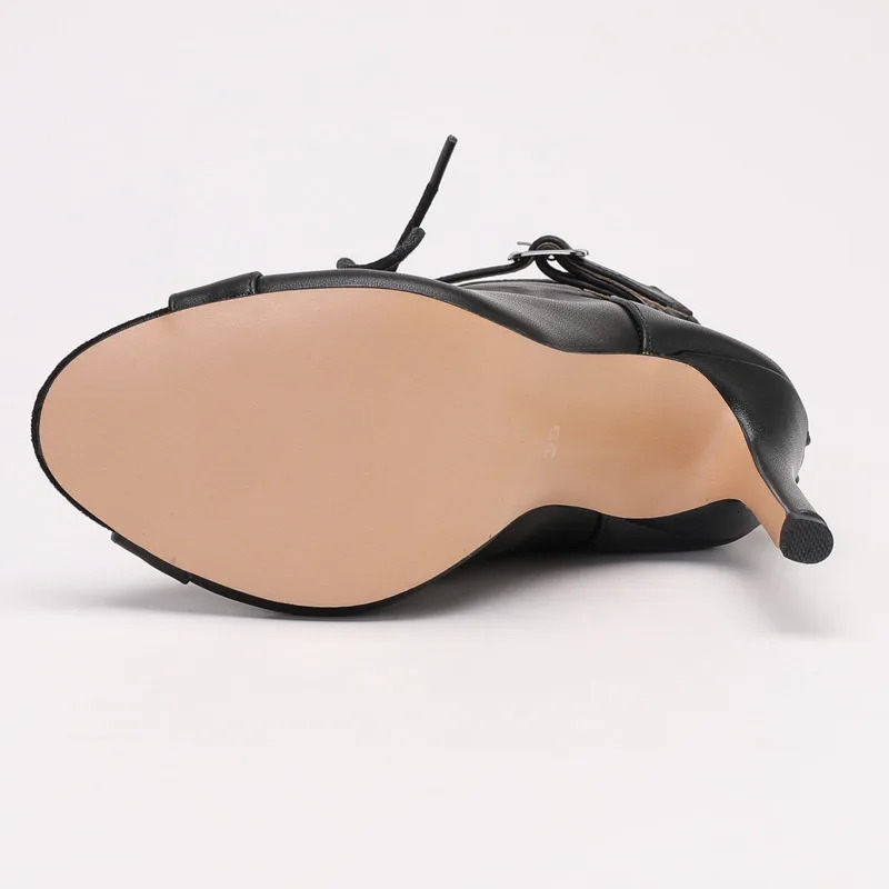 sexy womens black high heels party womens Latin dance shoes outdoor slim high heels plus size 241111