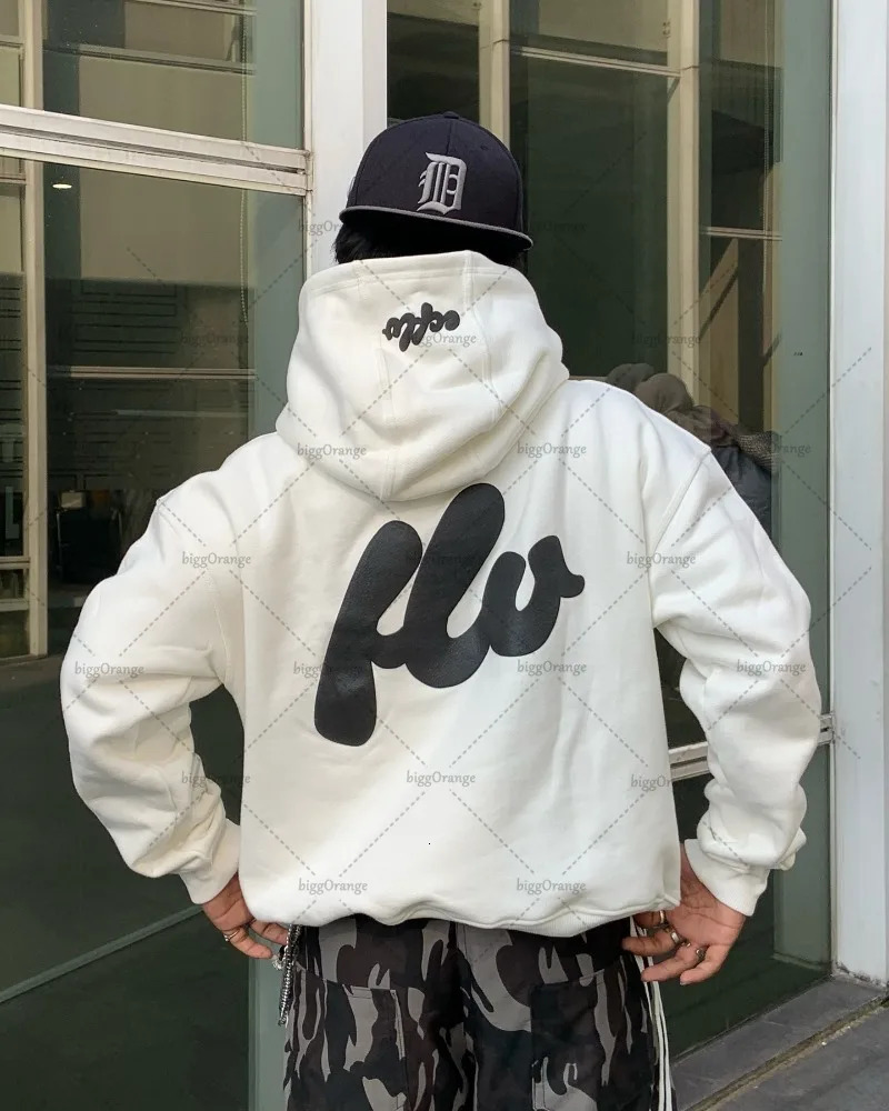 Y2K American Retro Fashion Loose Oversized Sweatshirt Men Street Hip-hop Harajuku Letter Print Casual Versatile Hoodie Women 241111