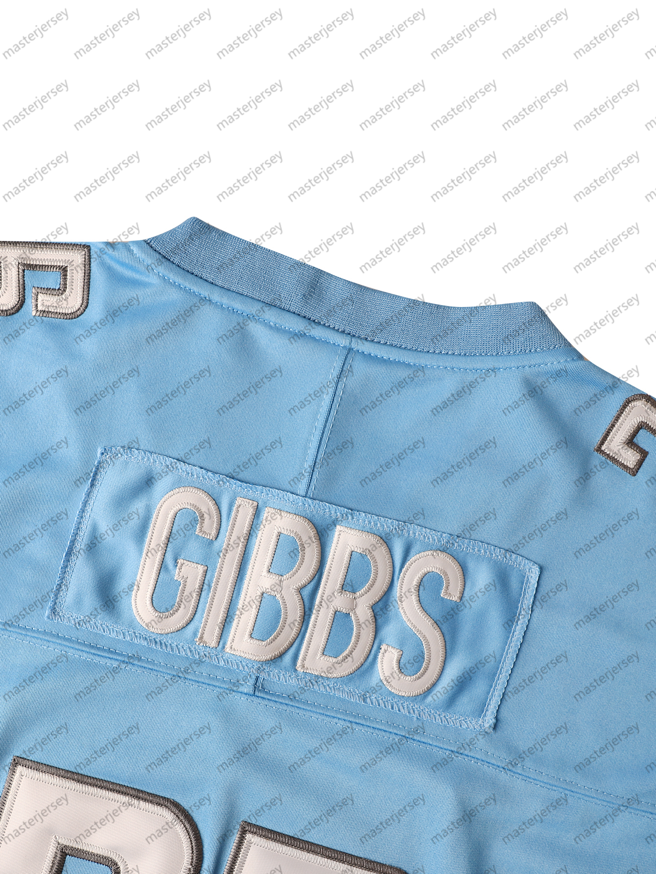 #26 GIBBS Comfy V-Neck Football Jerseys Men Mesh Embroidery For Training And Competition Breathable Moisture-Wicking Short Sleeve Top for Active Jerse