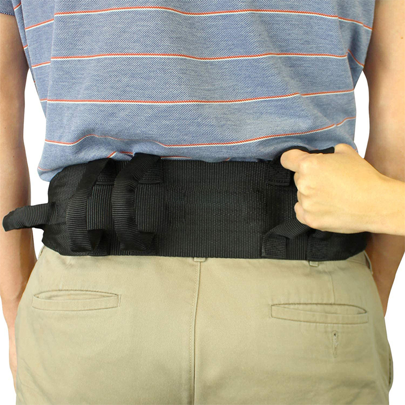 Gait Belt with Handles Senior Patient Transfer Belt for Elderly Nursing Safety Patient Assist Quick Release Metal Buckle