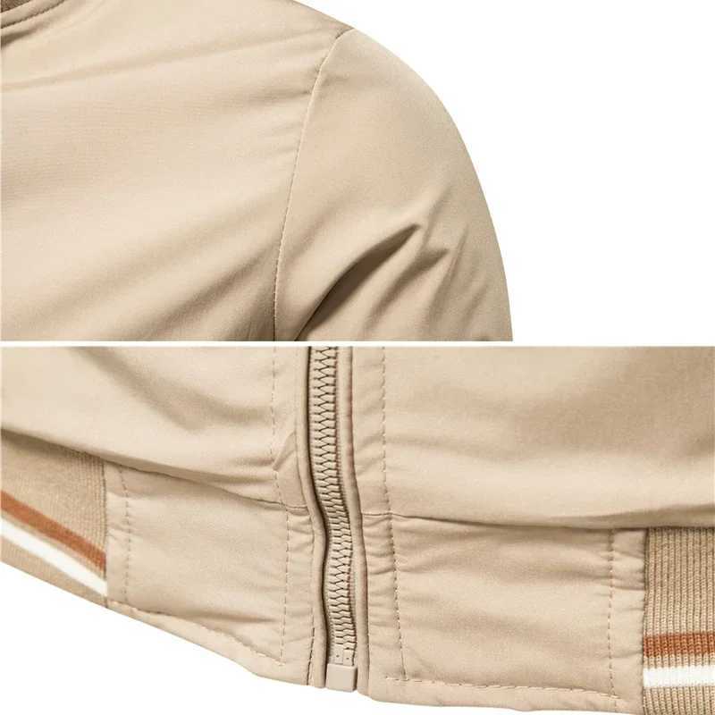 New Arrival Autumn/Winter New Bber Mens Jacket Black Casual Slim Bottom Mens Jacket Autumn Fashion High Quality Mens Jacket Z241112
