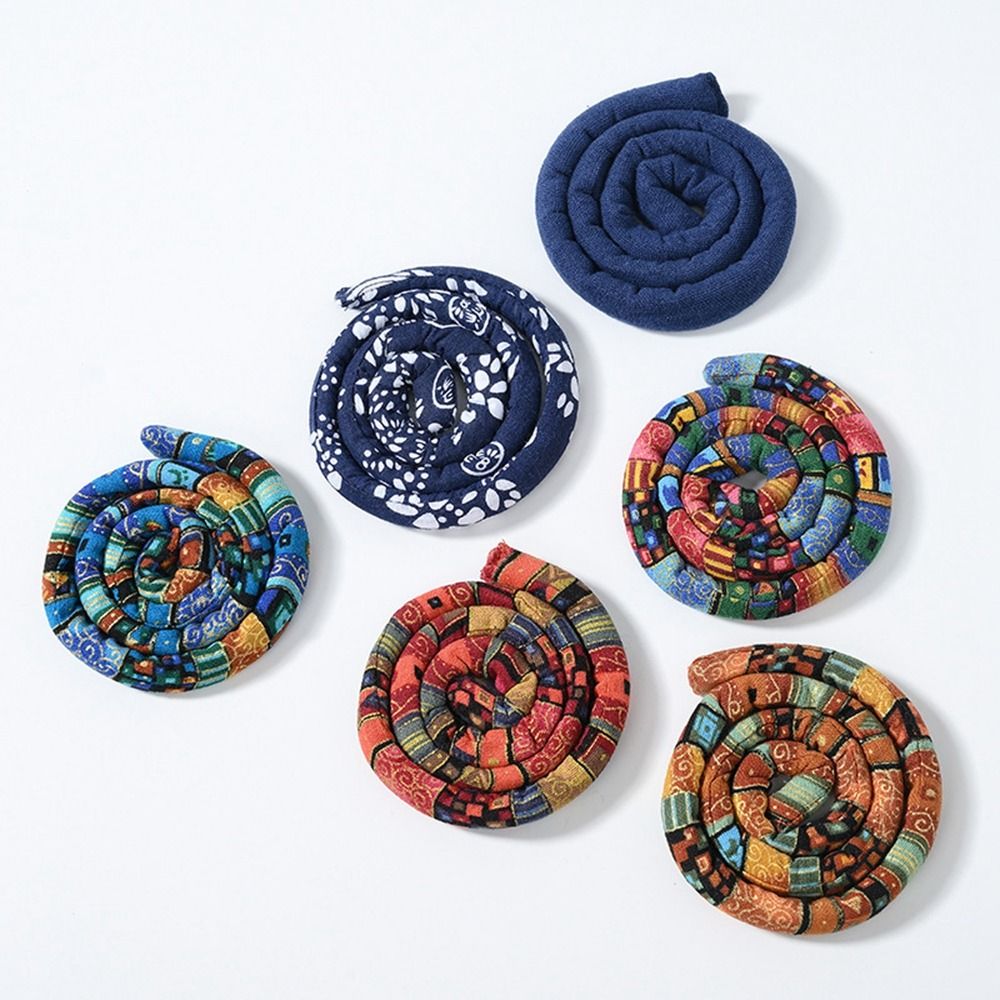 Accessories Hair Curl Stick Cloth Printing Bendable Dreadlocks Women Hair Band Spiral Lock Hair Ties Ethnic Style Hair Rope