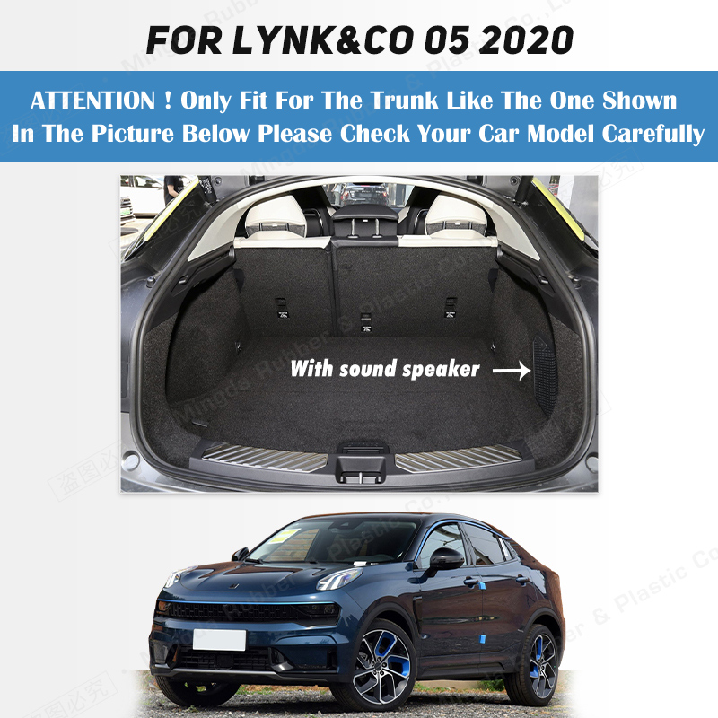 Auto Full Coverage Trunk Mat For LYNK&CO 05 2020 Anti-Dirty Car Boot Cover Pad Cargo Liner Interior Protector Accessories b9904