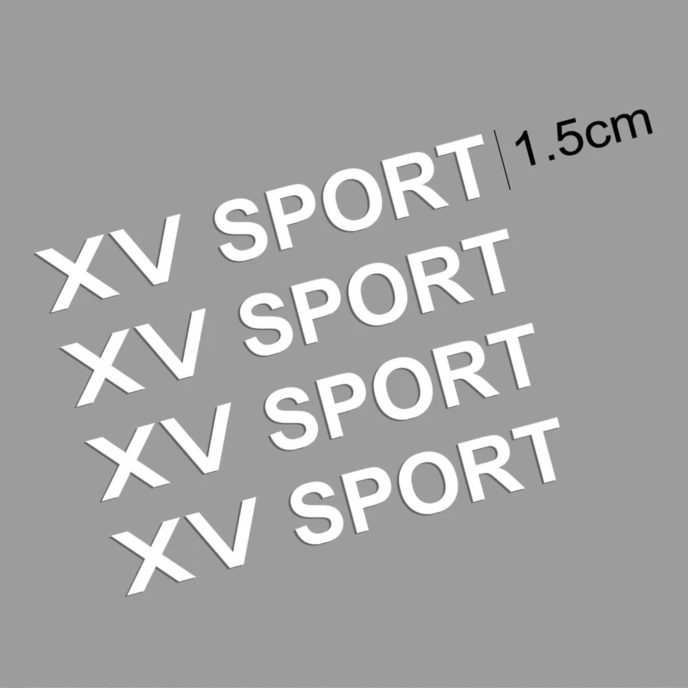 4PCS Car Wheel Rim Reflective Stickers Vinyl Decor Decal Auto Accessories For Subaru Forester XV Outback Legacy WRX BRZ Ascent