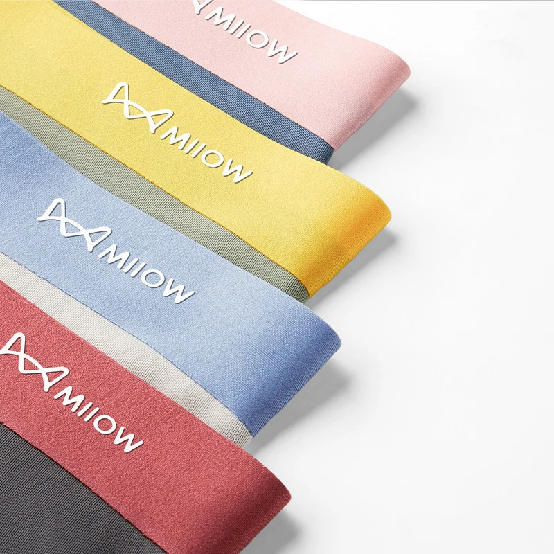 MiiOW 3-Piece 100S Modular Mens Underwear Ice Silk Light Mens Underwear Boxershorses 5A Antibacterial Breathable Mens Underwear 241112