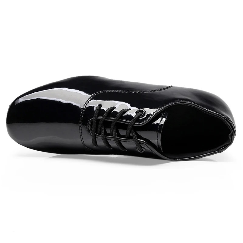 Mens soft Latin dance shoes modern dance shoes plus size 2.5cm high heels boys ballroom tango childrens mens black dance shoes soft sole 241111