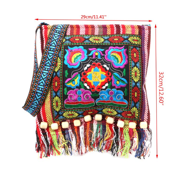 Chinese Embroidery Hill Tribe for Tote Messenger Bag
