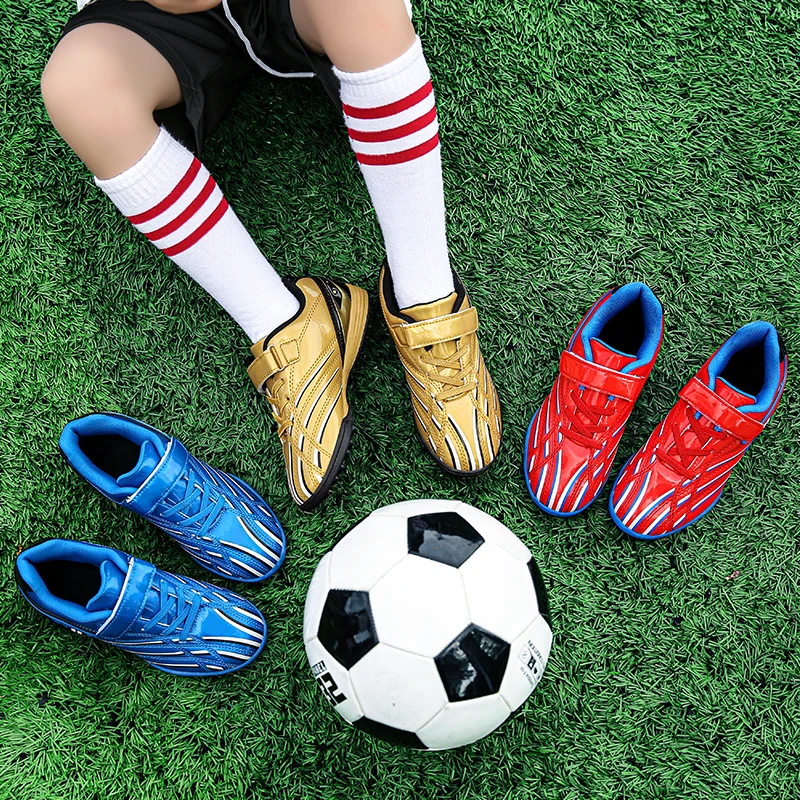 New Kids Shoes Original Soccer Shoes Cleats Turf Training Football Boots Men Adult Futsal Football Shoes For Boys Girl Sneakers