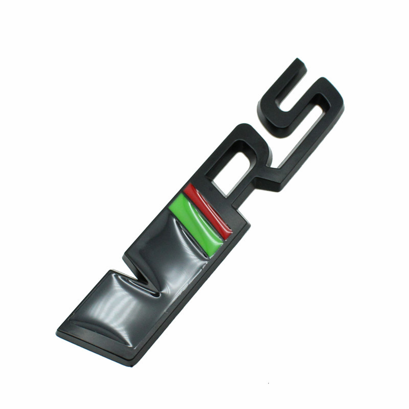 1 Pieces VRS 3D Metal Decals Car Sticker Trunk Grill Body Badge Octavia FABIA KAMIQ KAROQ KODIAQ RAPID SUPERB Grille Emblem