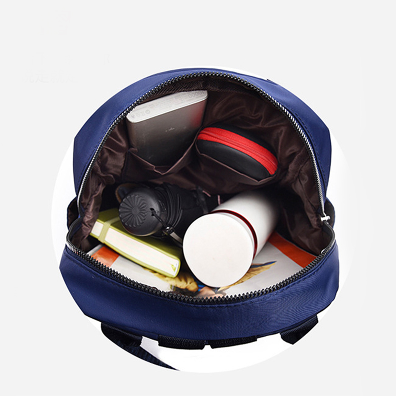 Casual Oxford Backpack Women Waterproof School Bag Quality Ladies Travel Solid Color Large Capacity Multiple Pockets Backpack c038d 5 f6865