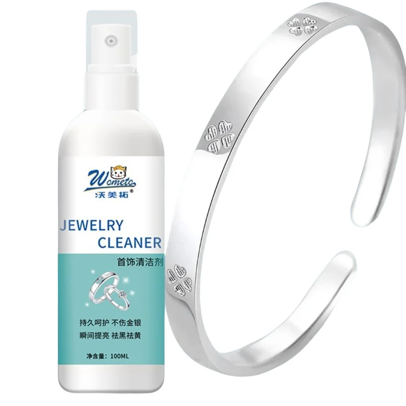 100ML/30ML Jewelry Cleaner Gold Watch Diamond Ring Polishing Cleaning Spray Polishing Cleaning Tools Jewelry Clean Liquid