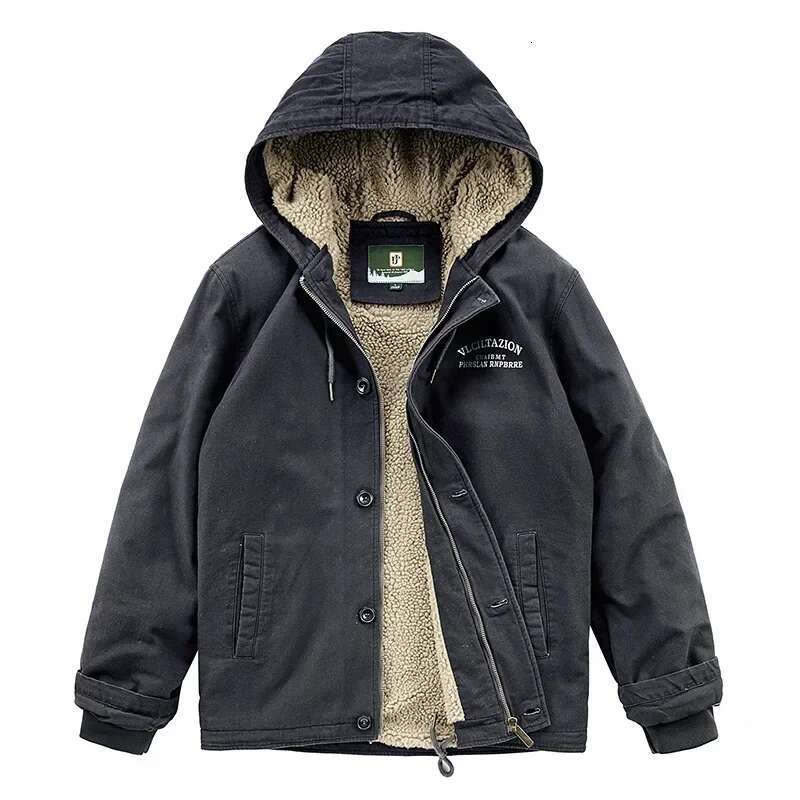 Quality Male Loose Bomber Jacket Outwear Fleece Thicker Warm Parkas Down Men Hooded Winter Jackets Casual Coats 4XL