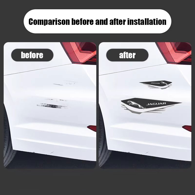 For Jaguar series XE XF XJL EPACE F PACE F-TYPE Car cover scratches, waterproof and sunscreen front bumper stickers