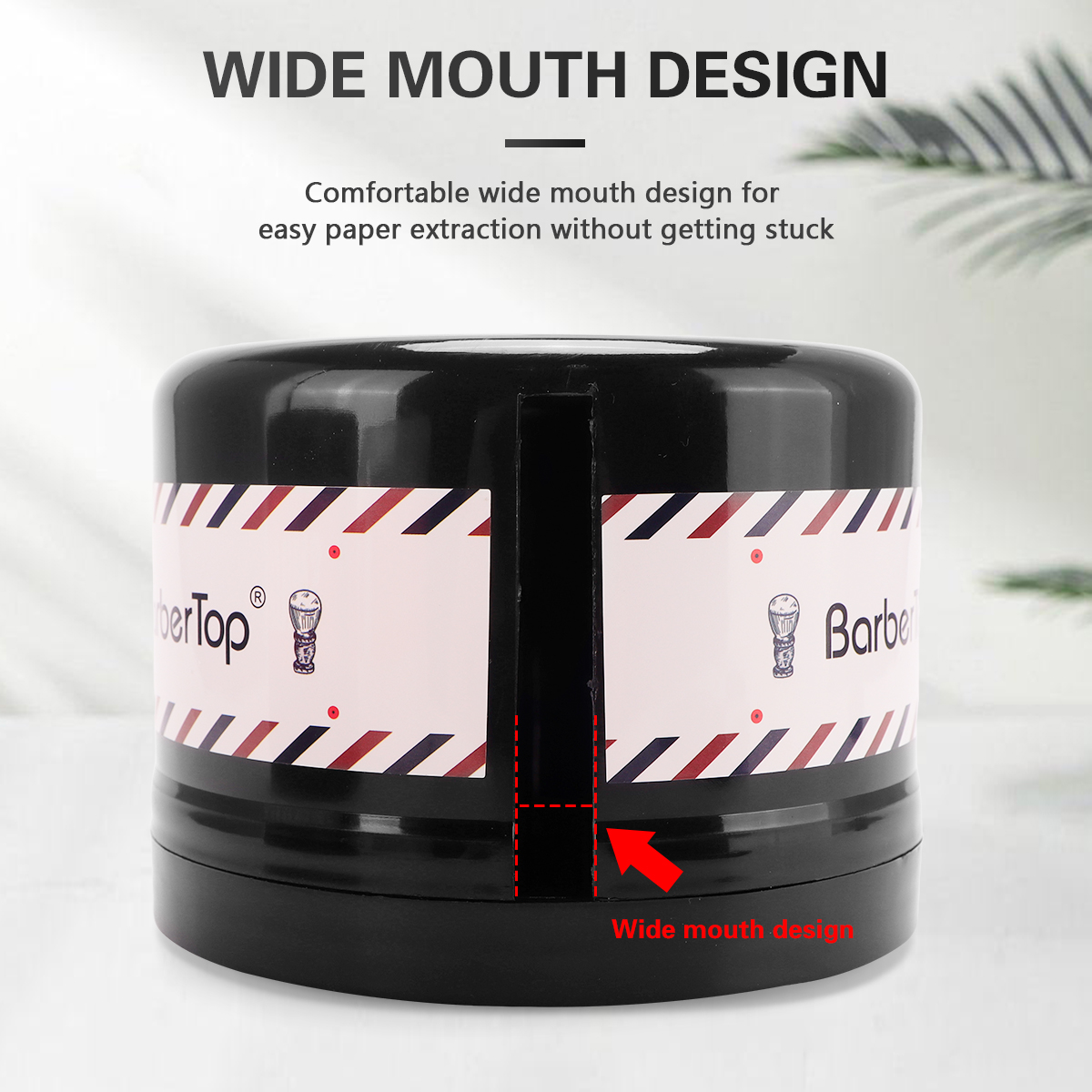 BarberTop Paper Roll Holder Disposable Neck Strip Tissue Collar Tape Dispenser Sucke Storage Box Barber Accessorie 0ae41
