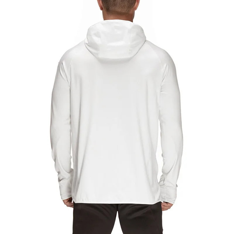 Mens Autumn Fashion Fitness Hooded Sportswear Gym Running Training Jogging Hoodie Casual Jacket Male Pullover Coat 241111