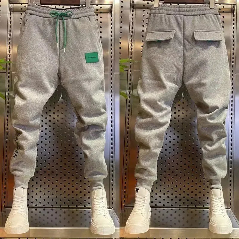 Sweatpants for Men Slim Harem Male Sweat Pants Jogger Trousers Tracksuit Bottoms Korean Style Casual Y2k Harajuku Summer Fashion 241112