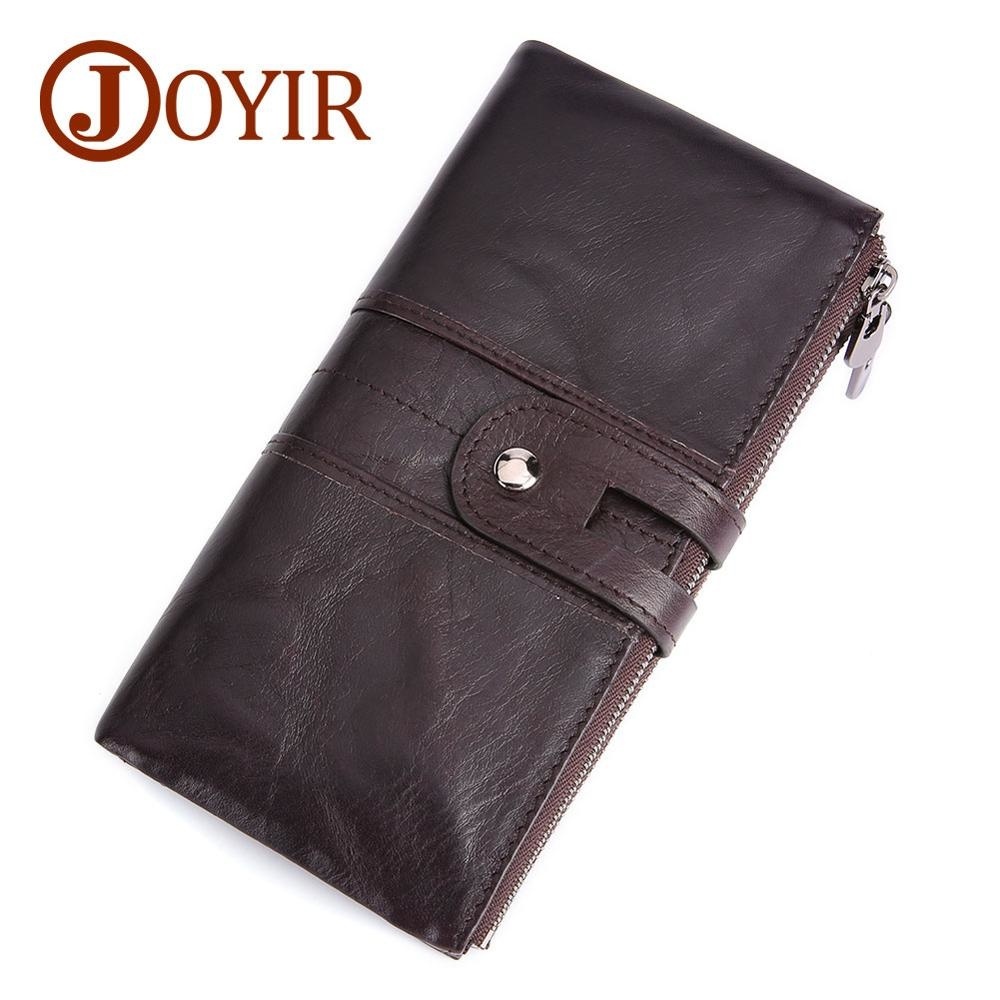 Sale Wallet Hot Genuine Leather Men Rfid s Male Card Holder Zipper Long Clutch Coin Purse New Design Unisex cb720