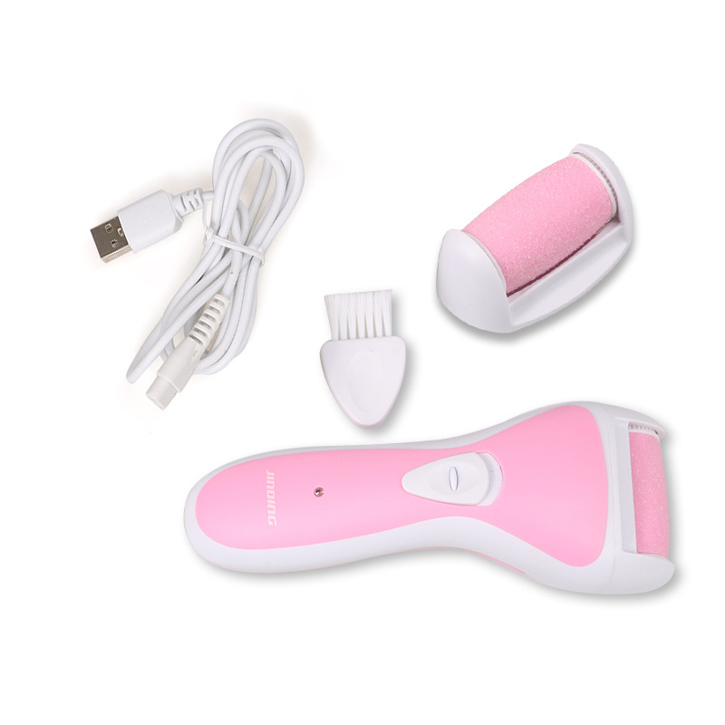 ZK20 Electric Rechargeable Foot Grinder Heel File Grinding Exfoliator Pedicure hine Foot Care Tool Grinding File Dead Skin 02116