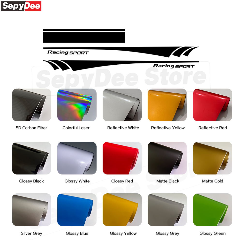 Racing Sport Pickup Truck Body Stripes Skits Vinyl Decal for Ford Maverick Hood Bonnet Door Side Sticker Car Accessories