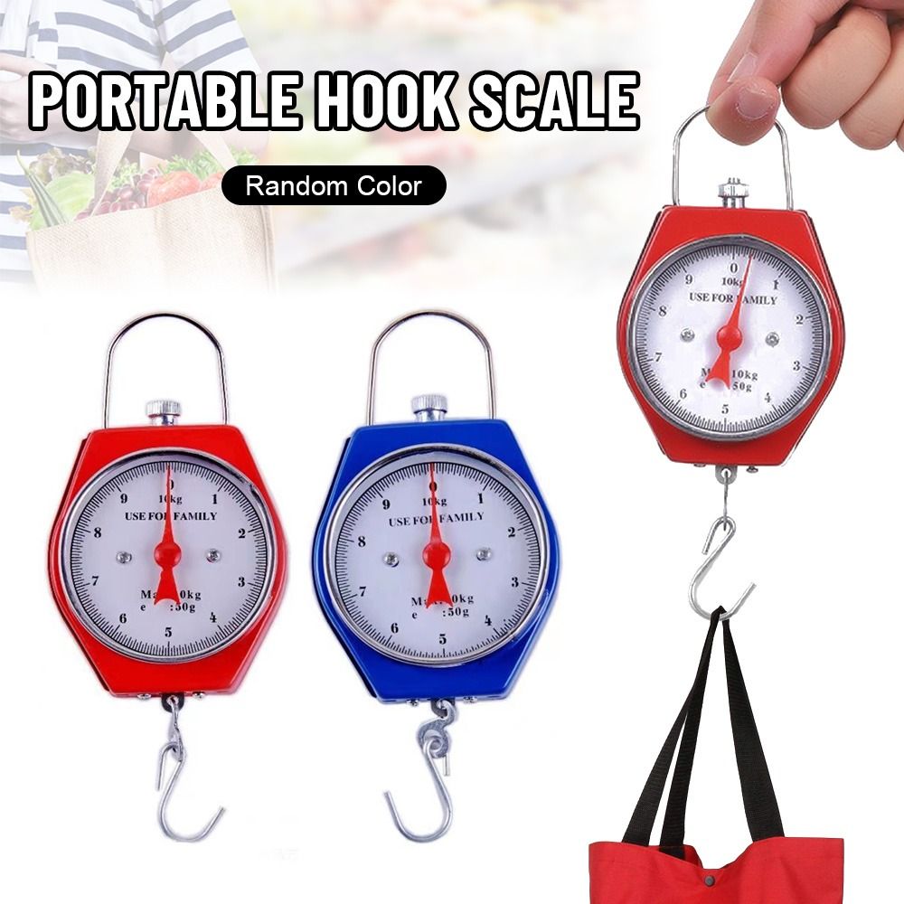 Professional Vintage Handheld Digital Dial Lage Scale Mechanical Scale 10kg/50g Spring Balance Hook Scale 0e6e9 5 a509a
