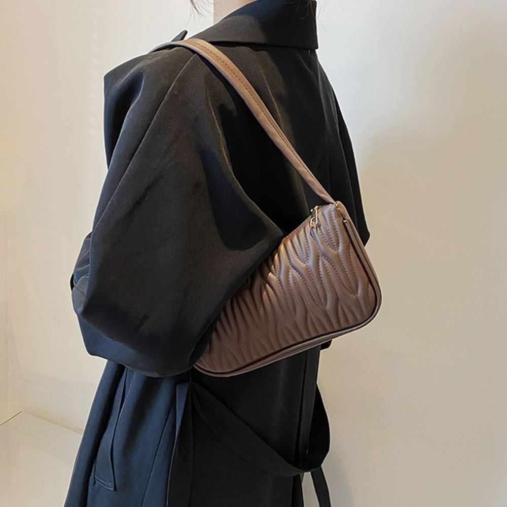 Fashion Women Handbag PU Leather Shoulder Bags Female Casual Solid Color Messenger Bag for Women Luxury Underarm Bag