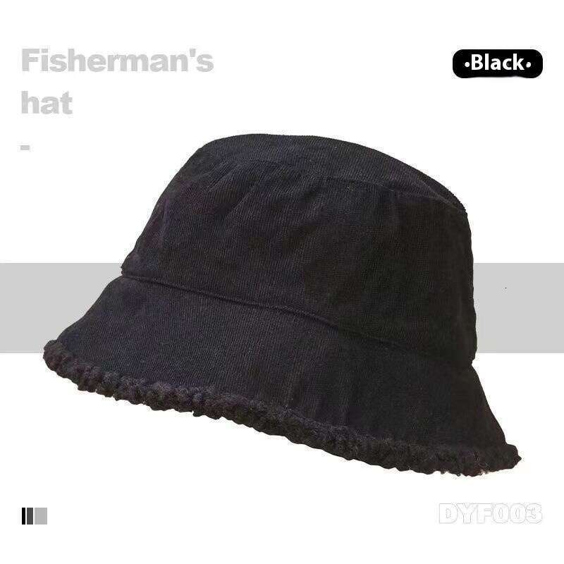 children internet celebrity double sided wearing lamb fleece bucket versatile show face small thickened warm fishermans basin hat female