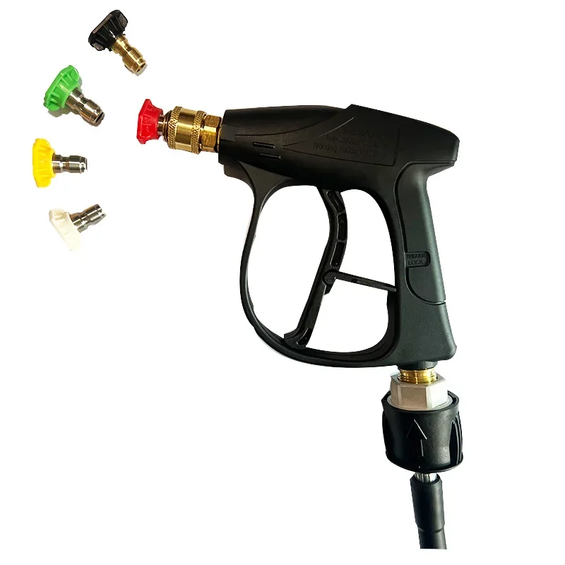 Washer High Pressure Gun Soap Foam Sprayer 5pcs Nozzle 14mm M22 Screw Automobile Wash Off Road 4x4 Car Accessories