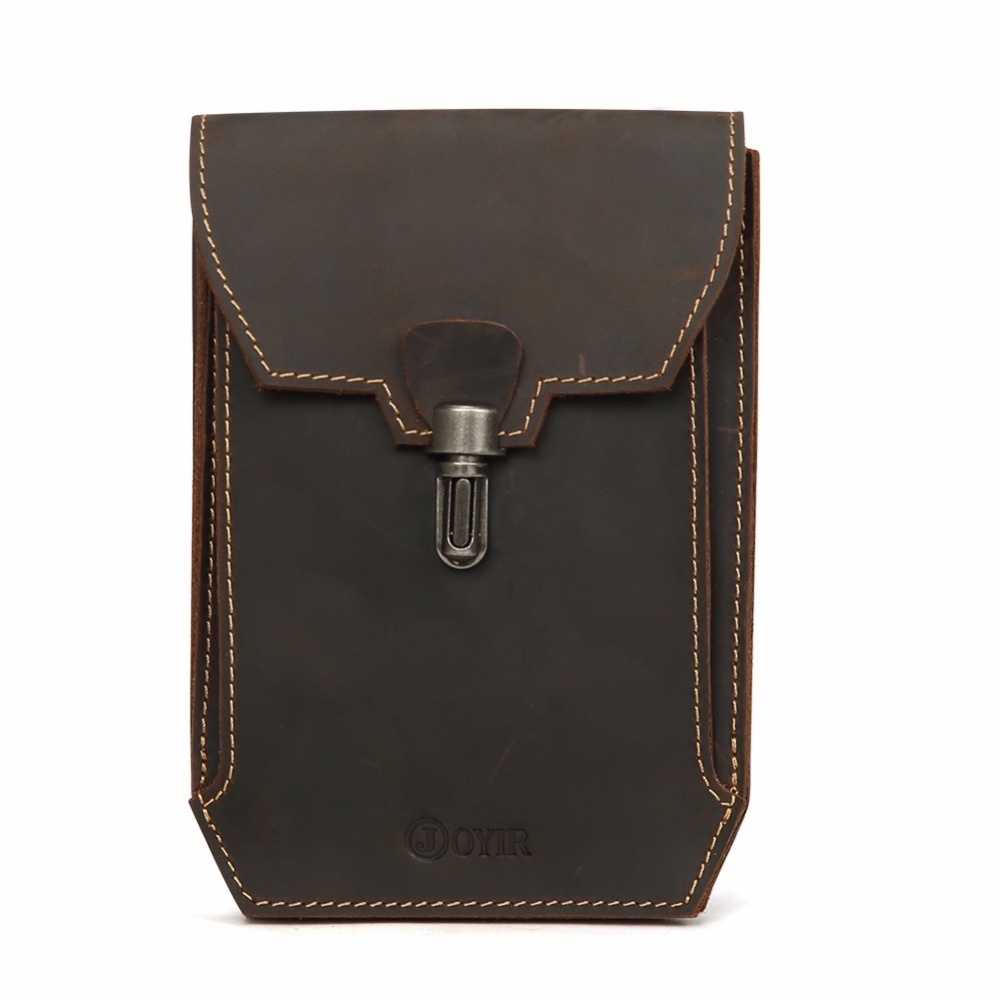 Summer Bag Men Chest Pack Casual Crazy Horse Leather Crossbody Double Waist Packs s Travel Male Vintage cc5f3