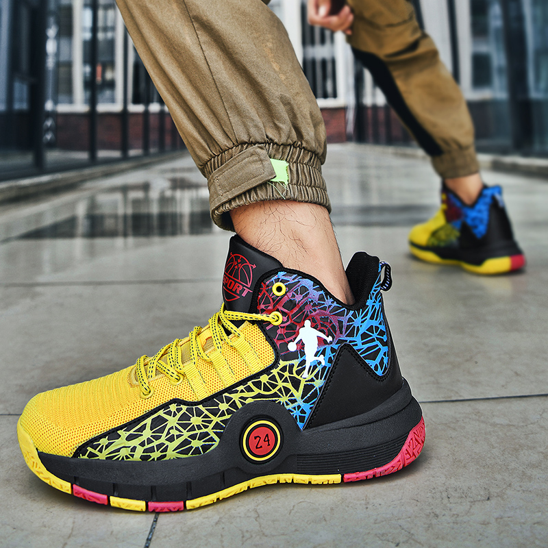 Men Basketball Shoes Athletic Brand Non-Slip Women Street Luxury Field Basketball Sneakers Male Casual Sports Training Shoes
