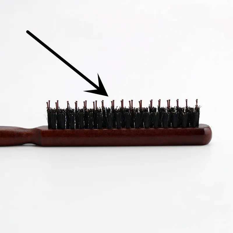 Hair styling tool set - slim line comb professional salon teasing brush W241112