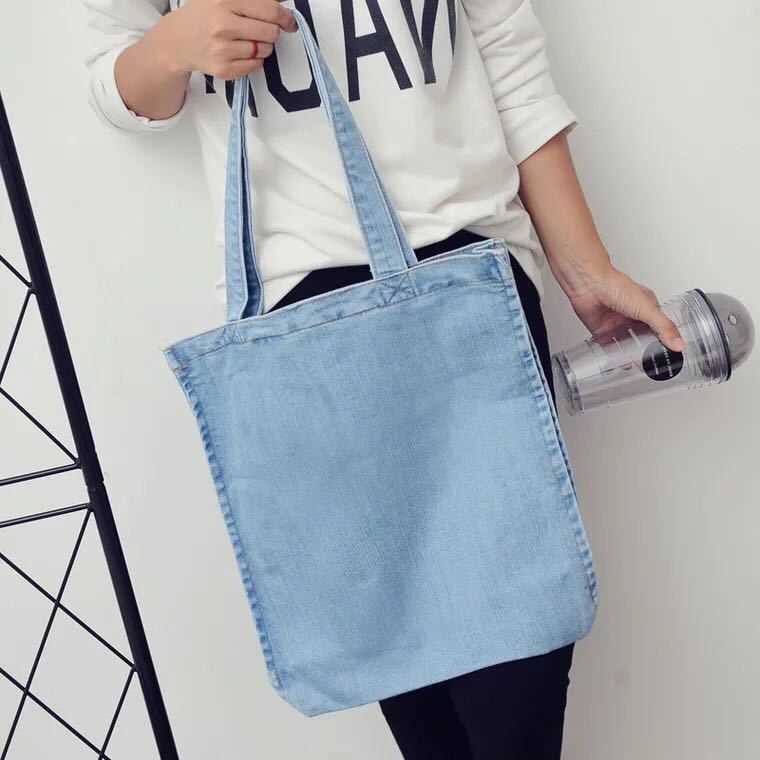 Women's Shoulder Bag Denim Bag Versatile Large Capacity Mom Bag Hand-painted Bag Handbags