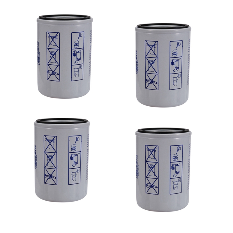 4X Engine Fuel Filter & Water Separator 3847644 3862228 3852413 3851218 For Voo Penta 2008-Current V6/V8