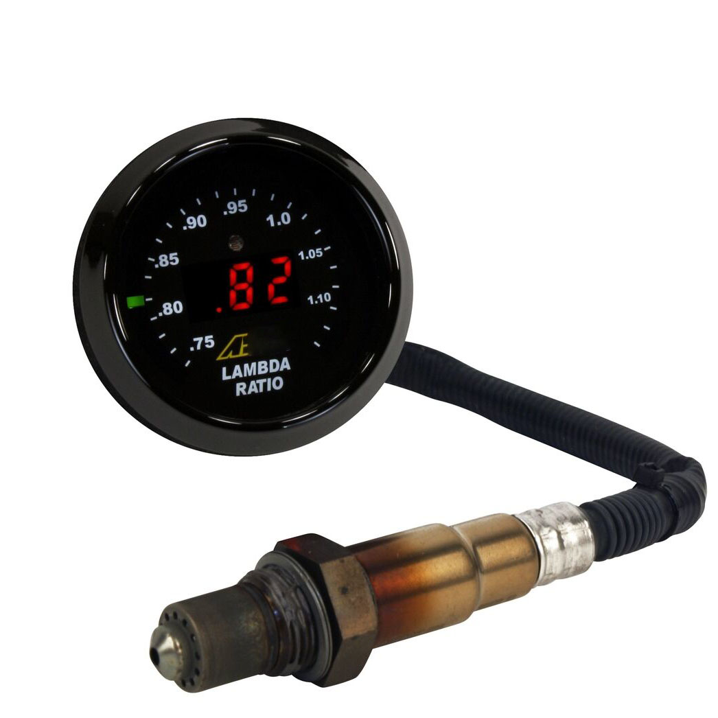 30-0300 X-Series Wideband O2 Air Fuel Ratio Gauge Kit LSU 4.9 0258017025 Oxygen Sensor Origianl Box + 15*4.3cm for AEM Sticker