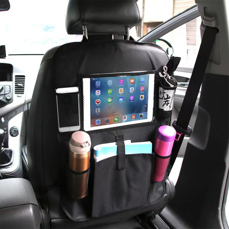 Car Backseat Organizer with Touch Screen Tablet Holder Auto Storage Pockets Cover Car Seat Back Protectors Car Accessories 9ea1e 5 c5527