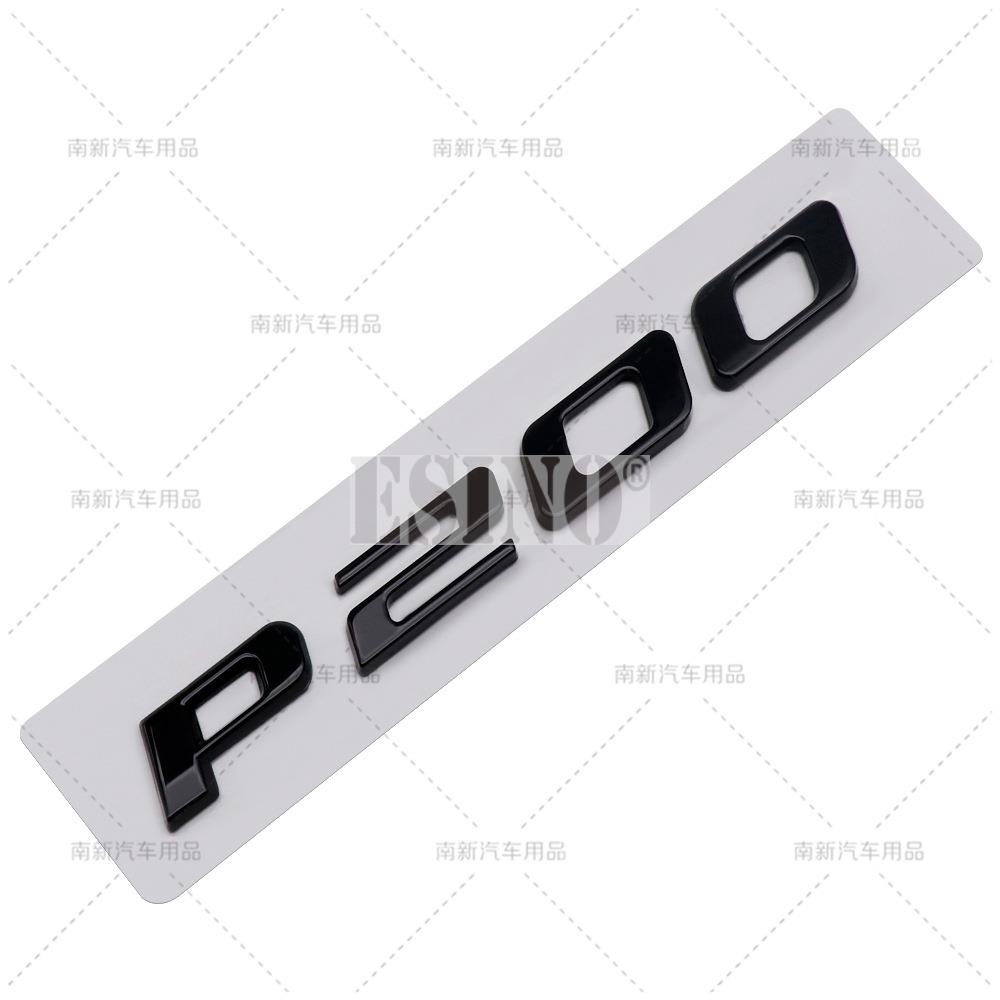 Styling P200 P250 P300 P350 3D ABS Chrome Emblem Car Badge Sticker Decal Auto Accessory for Jaguar XE XF XJ XJL F-pace