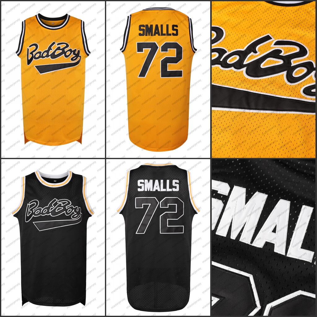 #7 SMALLS Men's Basketball Jersey Sweatshirt - Embroidered Movie Mesh Letters & Numbers, Crew Neck Sleeveless Training Vest, Loose Fit Athletic T