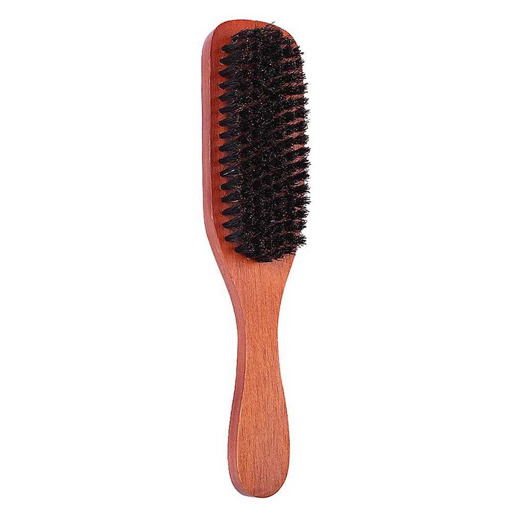Smooth back hair brush hair comb beauty tool bristle wood smooth W241112