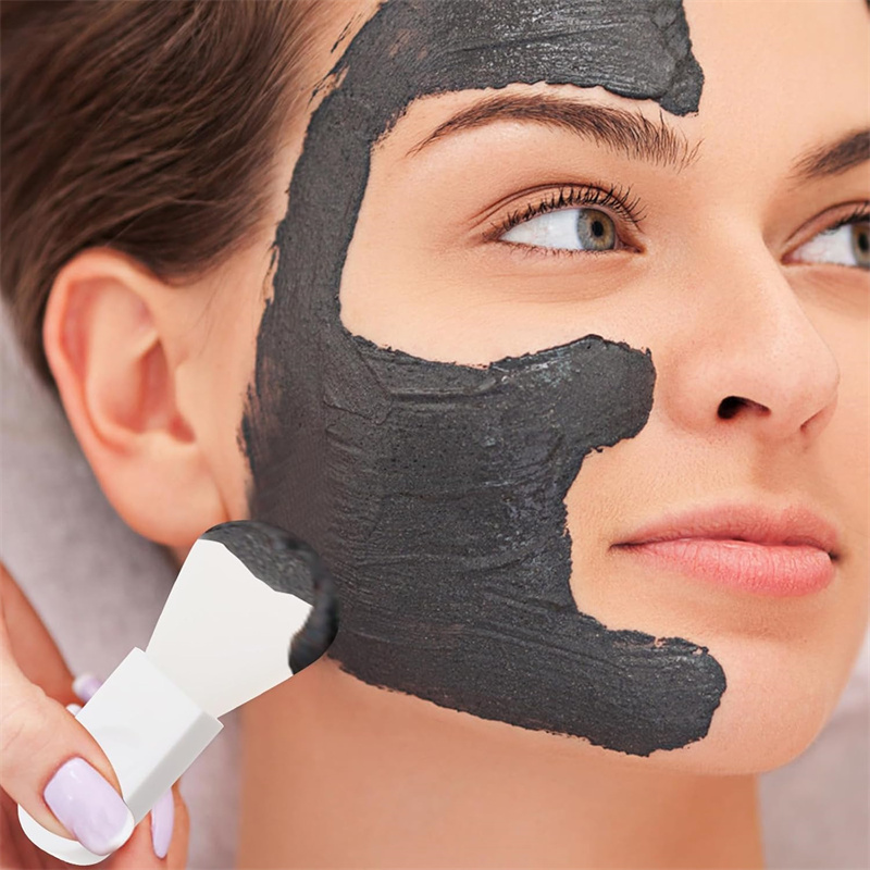 Mini Face Mask Applicator Brushes, Soft Silicone Makeup Spatula Skincare Applicator Portable Face Mask Brush for Mask Facial Mud Eye Mask Body Lotion