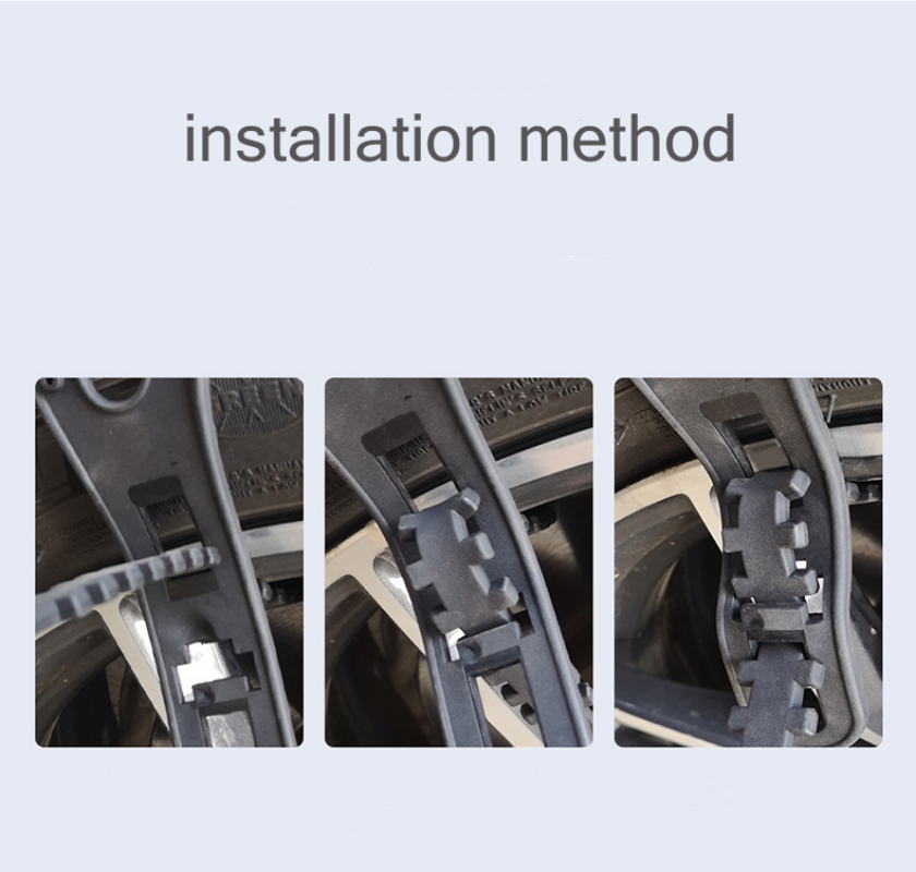 1/4/8Pcs Car Wheels Chains Wheel Tyre Cable Belt Winter Outdoor Emergency Snow Tire Anti-skid Chain