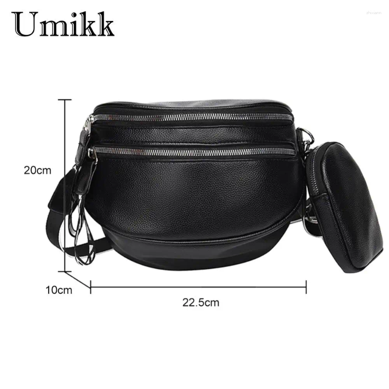 2025 NEW Drawstring Multi-pocket Women Shoulder Bag Fashion PU Leather Female Handbag Casual With Mini Purse Portable Adjustable For Girls Shopping zh