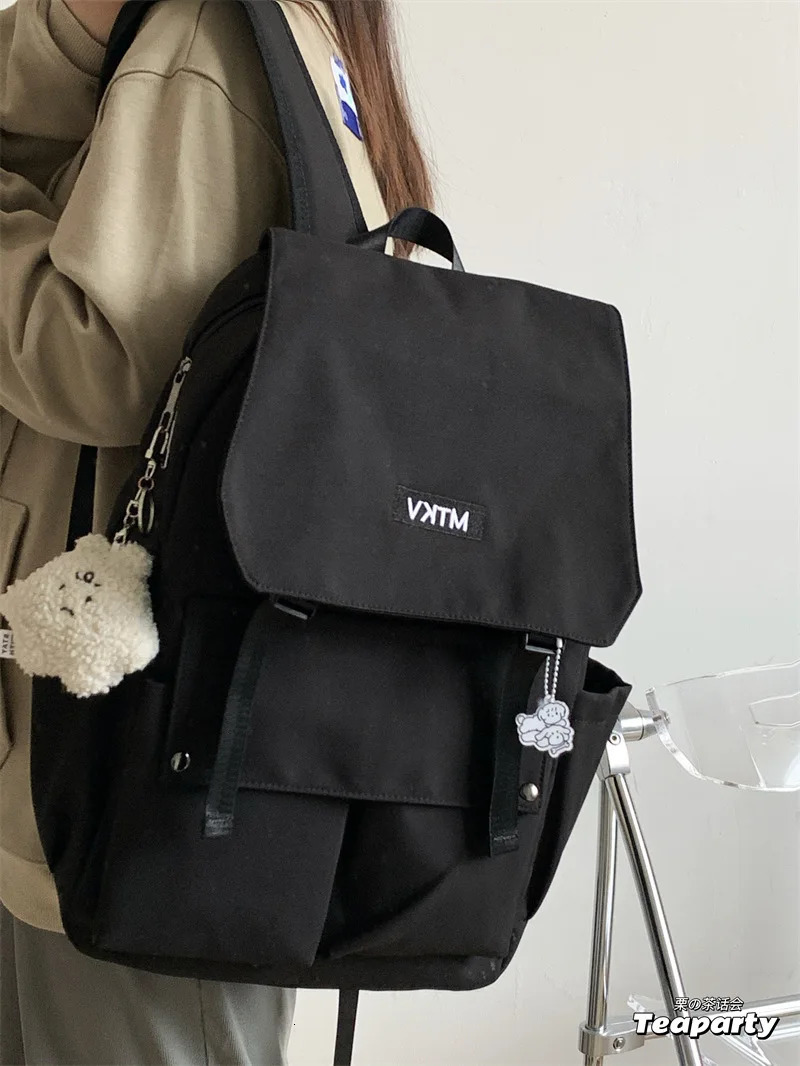 Japanese teenage backpack fashion Harajuku collage student backpack waterproof travel Mochila 241111