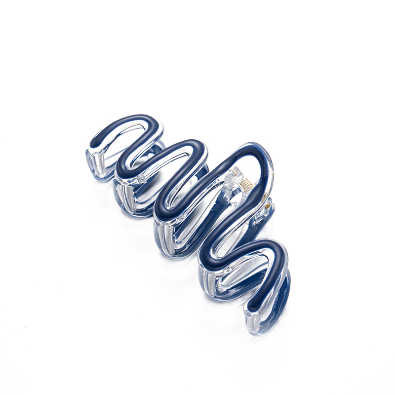 AISHG Wave Crab Hair Clips Women Korean Geometry High Ponytail Hairpin Irregular Solid Shark Claw Clips Girl Hair Accessories ea85e