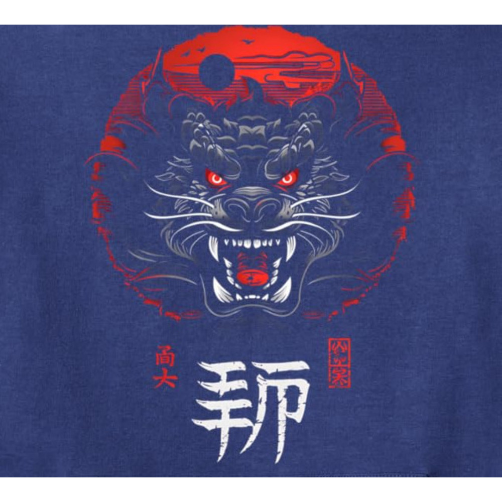 Hoodie for Mens Womens Dragon Head Japanese Symbol Sun Rising Graphic Tees Pullover Hoodie Graphic Hoodies sweatshirt cool