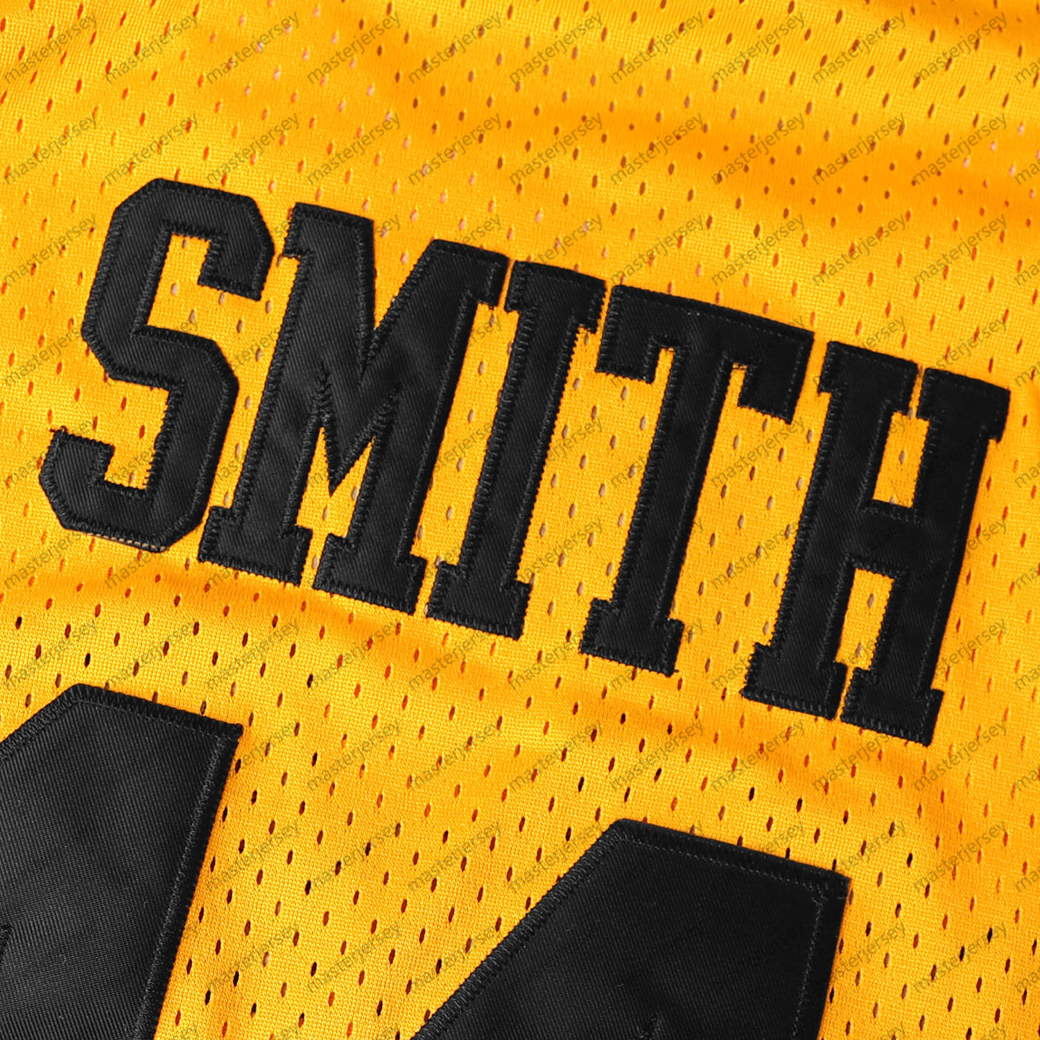 #14 SMITH Men's Basketball Jersey Sweatshirt - Embroidered Movie Mesh Letters & Numbers, Crew Neck Sleeveless Training Vest, Loose Fit Athletic T
