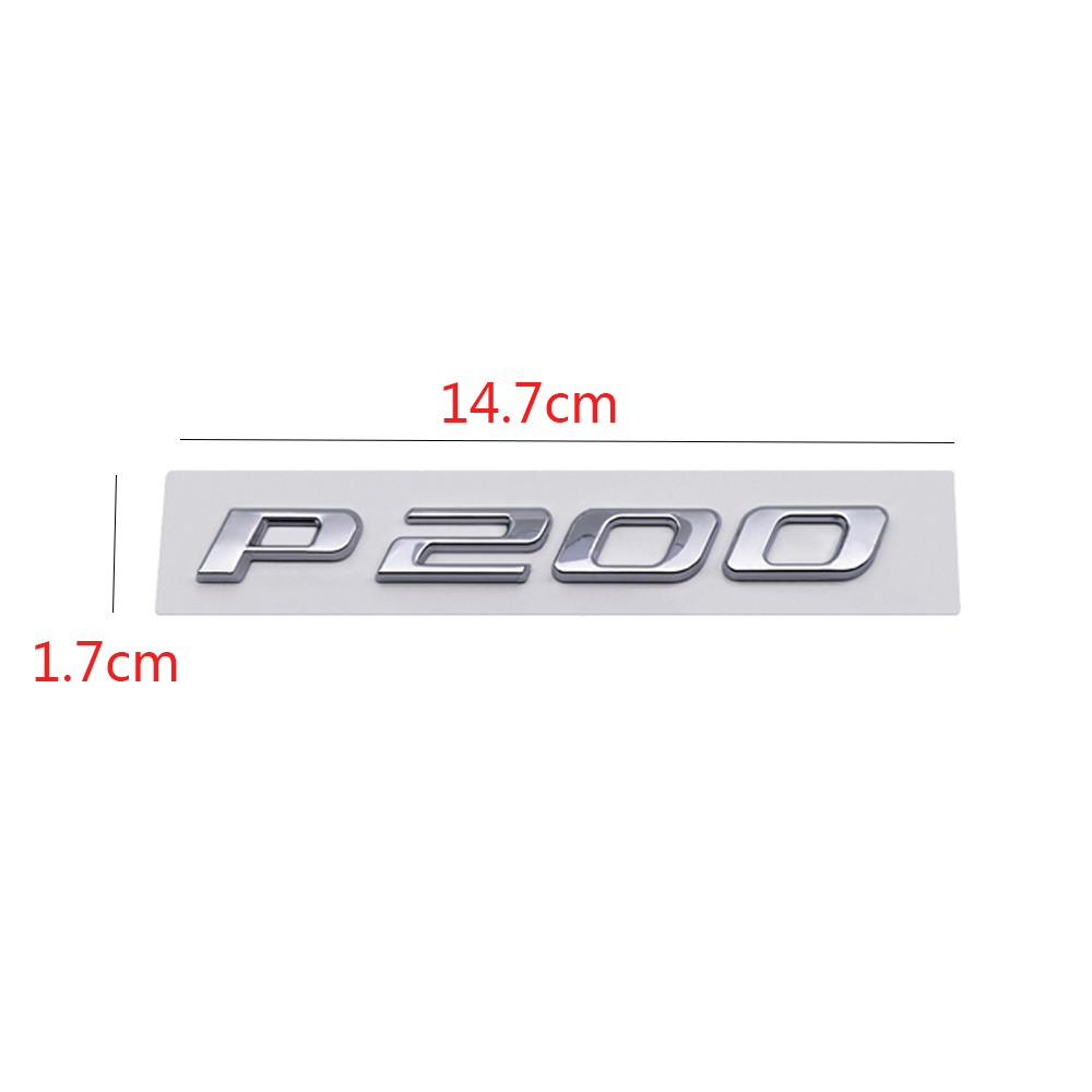 14.7x1.7cm ABS Car Trunk Emblem Sticker for Jaguar P200 P250 P300 P350 XE SType FPACE FType Letter Badge Decals Decoration