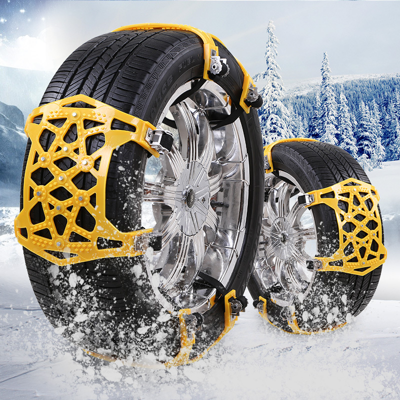 3 PCs Universal with Mud Road Anti-Skid Emergency Car Cleat Tire Nonskid Snow Chain