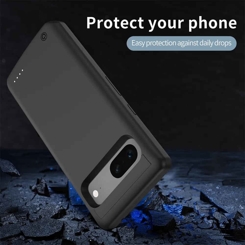 10000Mah Battery Charger Case For Google Pixel 8 7 6 Pro Power Case Pixel7 Power Bank Cover For Google Pixel 8 Pro Battery Case