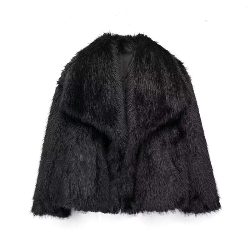 shanshi fur coat women Women's faux 14 color short jacket with fur coat for women